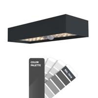Wandlamp Velamp TEGEL Zwart Polycarbonaat 6 W 800 lm (4000 K) - thumbnail