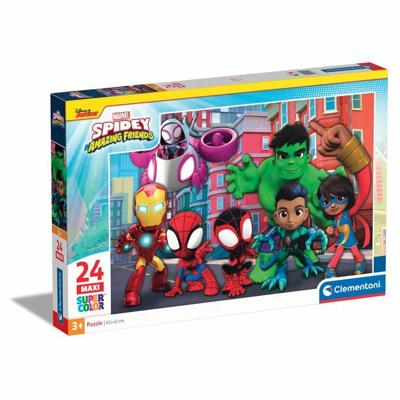 Clementoni legpuzzel super color maxi spidey, 24st. Clementoni legpuzzel super color maxi spidey, 24st.