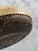 GOOD&MOJO Hanglamp 'Palawan' Small, Bamboe, kleur Naturel/Zwart - thumbnail