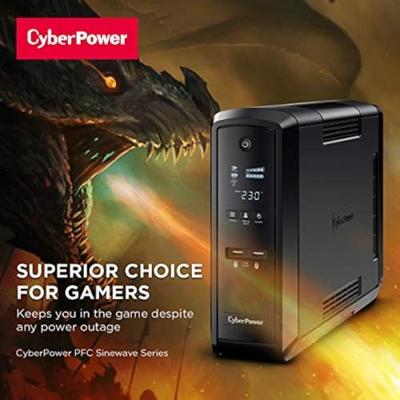 CyberPower CP900EPFCLCD UPS Stand-by (Offline) 0,9 kVA 540 W 6 AC-uitgang(en) - thumbnail