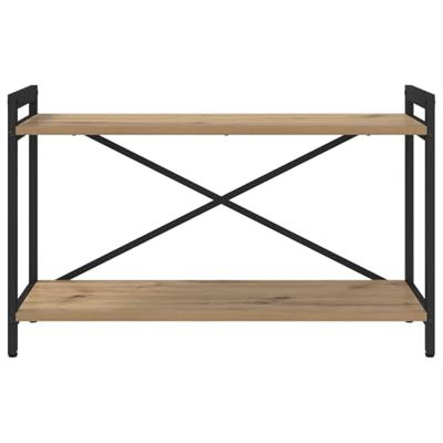 Boekenkast artisanaal eikenkleurig 80 x 30 x 48.5 cm Boekenkast artisanaal eikenkleurig 80 x 30 x 48.5 cm