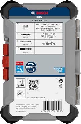 Bosch Professional PRO Impact schroefbitset 48-delig - 2608521U88