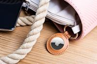 FIXED Leather Case for AirTag brown - thumbnail