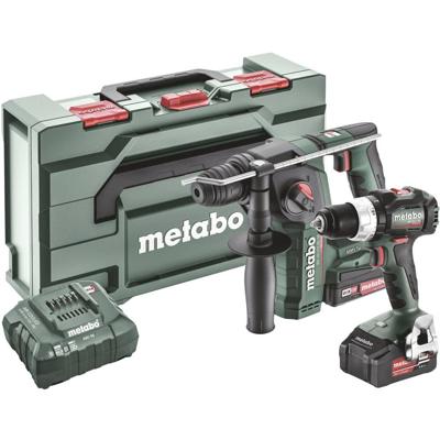 Metabo Combo-set 2.5.2 snoerloze machines BS 18 LT BL + BH 18 LTX | 18v 2,0 Ah/4.0Ah - 685182000