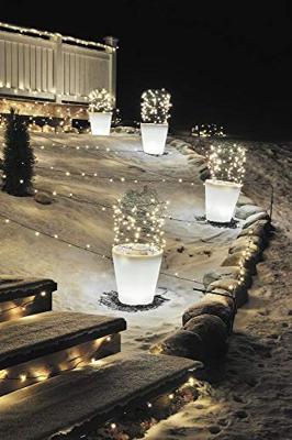 KonstSmide PlantenbakAssisi led 28cm - 2,5w - wit - 7453-000