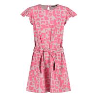 Quapi Zomer jurk meisjes - paars - AOP grafisch - Fara - thumbnail