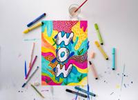 STABILO pen 68 max arty viltstift met dikke beitelpuntetui 6 kleuren - thumbnail