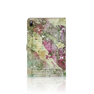 Hoes Samsung Galaxy Tab S7 FE | S7+ | S8+ Letter Painting