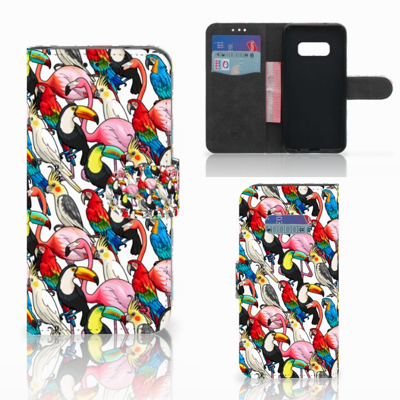 Samsung Galaxy S10e | Telefoonhoesje | Met pasjeshouder | Birds