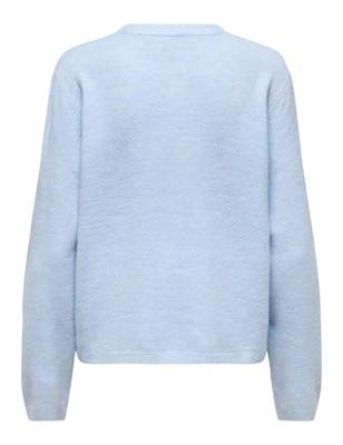 Only Onlsimoni L/s O-neck Cardigan Knt Noos Vest Cashmere Blue