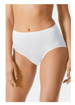 Lights dames tailleslip viscose - Hoog Katoenen dames ondergoed wit en zwart