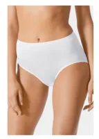 Lights dames tailleslip viscose - Hoog Katoenen dames ondergoed wit en zwart - thumbnail