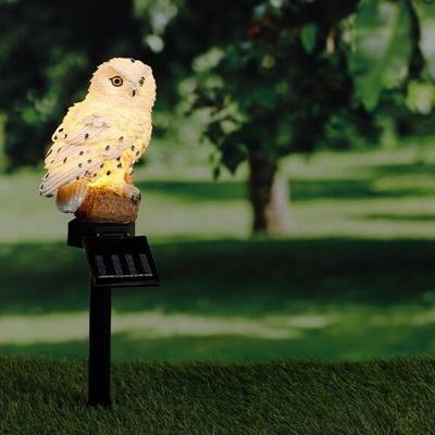 Solar LED Verlichte Uil - Zonne-energie