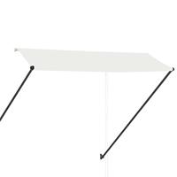 Luifel uittrekbaar met LED 300x150 cm crme - thumbnail