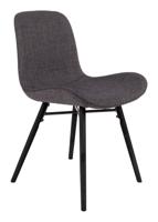 ZILT Eetkamerstoel 'Michala', kleur Antraciet - thumbnail