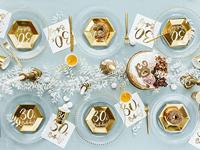 Bordjes 30th Birthday Goud - 6 stuks - thumbnail