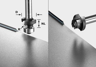 Festool Accessoires Afrondfrees HW S8 HW R2 D20-KL OFK - 499798