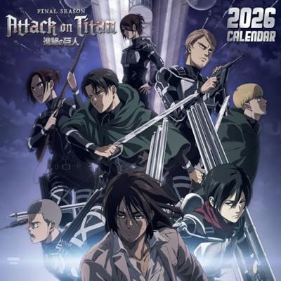 ATTACK ON TITAN 2026 SQUARE CALENDAR