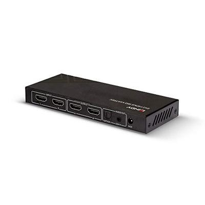 LINDY 2x2 HDMI 18G Matrix Switch 2 + 2 poorten HDMI-Matrix-switch 4096 x 2160 Pixel Zwart