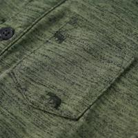Kindershirt runderenprint 116 gemleerd kakikleurig - thumbnail