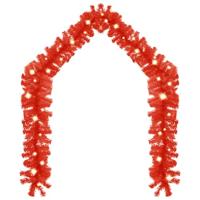 Kerstslinger met LED-lampjes 5 m rood - thumbnail