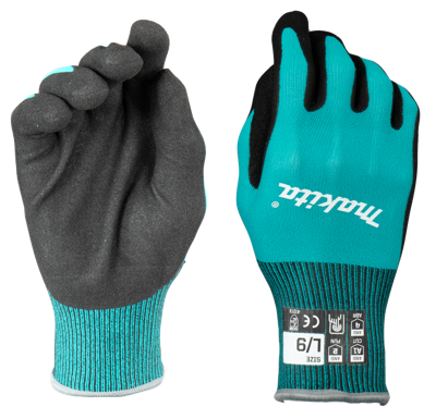 Makita Arbeitshandschuhe Nitril Gr.9(L) P-84698 Werkhandschoen Maat (handschoen): 9, L EN 388:2016+A1:2018 ISO 21420:2020 PSA-cat. II 1 stuk(s)
