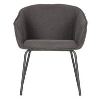 Woood Sien eetkamerstoel - Set van 2 zwart - thumbnail