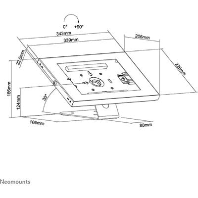 Newstar DS15-630WH1 tablethouder - thumbnail
