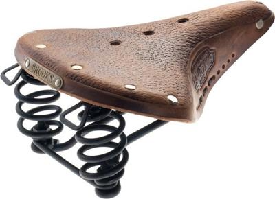 BROOKS B67 short softened - dark tan