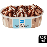 Hertog IJs IJssalon Drie Chocolades 825ml bij Jumbo - thumbnail