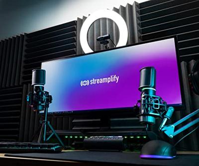 Streamplify Streamplify HUB CTRL 7, 7x USB 3.0 Typ A, RGB, 12V, EU-Netzkabel - schwarz USB 3.0-hub Zwart