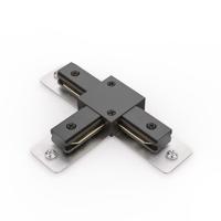 Taros - T-vorm Koppelstuk - 1-fase railverlichting - Zwart - 3 jaar garantie - thumbnail