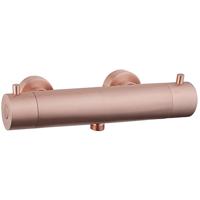 Wiesbaden Caral Thermostatische Douchemengkraan Cool Touch - Geborsteld Koper - thumbnail