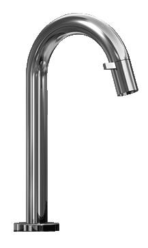 Hansa Hansanova Style toiletkraan 131mm inclusief vaste uitloop chroom 50918101 Hansa Hansanova Style toiletkraan 131mm inclusief vaste uitloop chroom 50918101