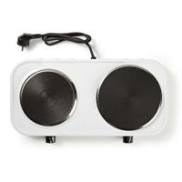 Dubbele Elektrische Kookplaat | 2500 W | 155/185 mm | Beveiliging tegen Oververhitting - thumbnail