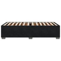 Bedframe fluweel zwart 90x200 cm - thumbnail