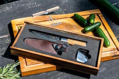 FORGED - Olive Forged - Kinder koksmes Olijfhout 16cm - thumbnail