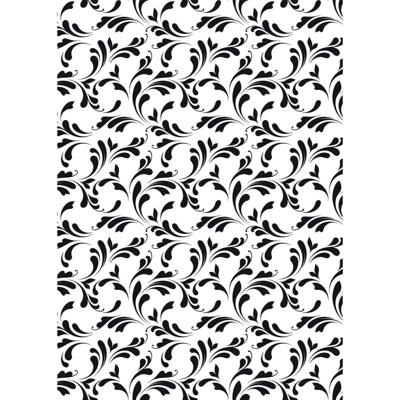 Nellie's Choice • lasercut stencil a5 swirls-2