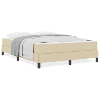 Boxspring bed Anders Crème 160 x 200 cm Stof