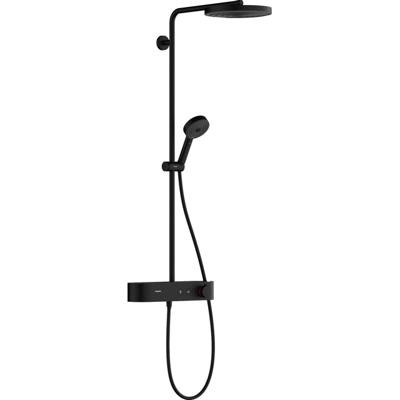 Hansgrohe Pulsify S Showerpipe 260 1jet EcoSmart met ShowerTablet Select 400, mat zwart