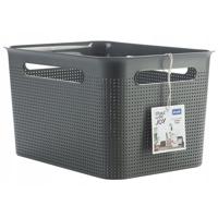 Rotho BRISEN Opbergmand 36x26,2x21,1 cm 16L Antraciet - thumbnail