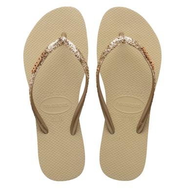 Havaianas Slim Glitter II sand grey Beige maat 3940