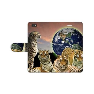 Huawei Ascend P8 Lite | Telefoonhoesje | Met pasjeshouder | Roofdieren Huawei Ascend P8 Lite | Telefoonhoesje | Met pasjeshouder | Roofdieren