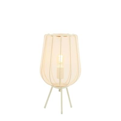 Light & Living Tafellamp 'Plumeria' 45cm hoog, kleur Zand