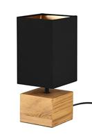 Trio Zwart schemerlampje Woody R50171080 - thumbnail