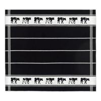 DDDDD Theedoek Koeien Zwart - thumbnail