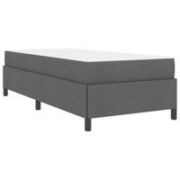 Boxspring bed Donkergrijs en Zwart 90 x 200 cm - thumbnail