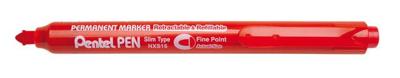 Viltstift pentel nxs15 1mm rood | 12 stuks