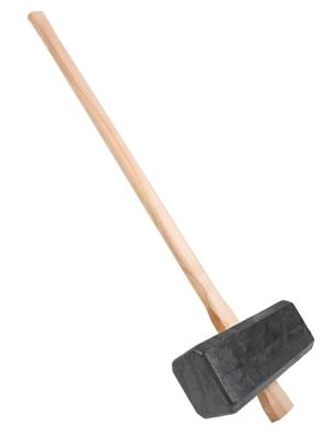Paalhamer kunststof met houten steel 90 cm