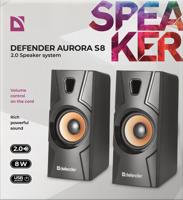 DEFENDER AURORA S8 LUIDSPREKERS 2.0 8W USB - thumbnail